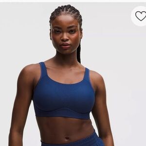 Lululemon Run Times Bra Navy Blue - High Impact / Support -34- E
